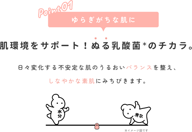 point1 ゆらぎがちな肌に