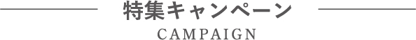 特集キャンペーン