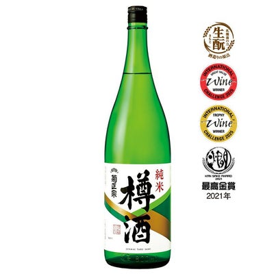 「菊正宗　上撰 純米樽酒 1.8L」