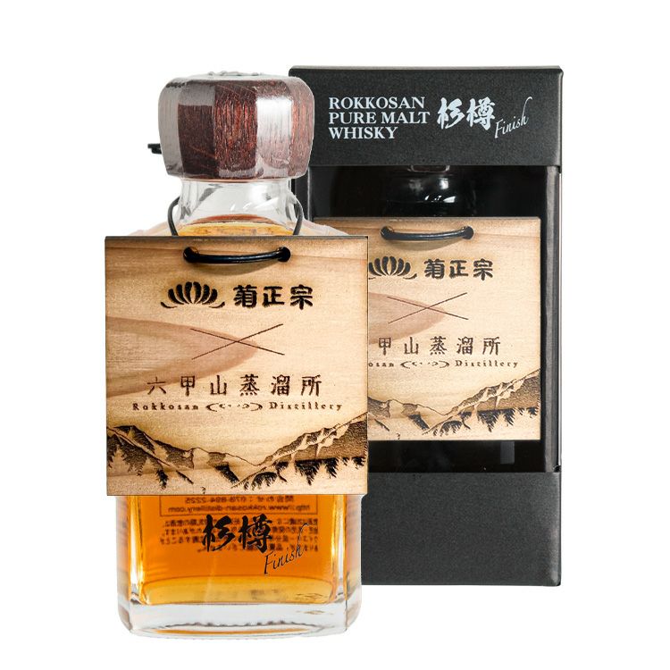 菊正宗 × 六甲山蒸溜所「六甲山ピュアモルトウイスキー杉樽