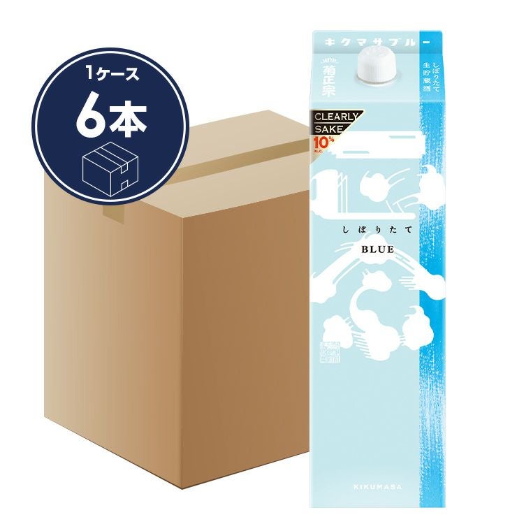 菊正宗 しぼりたてギンブルー 1.8L × 6本」 | ≪公式≫菊正宗ネット