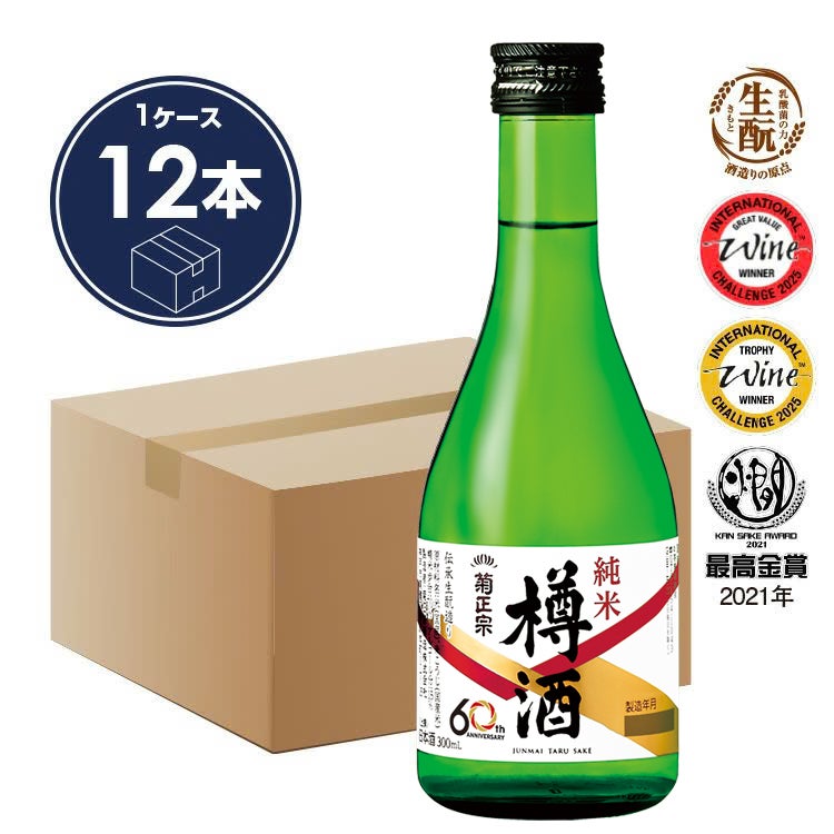 「菊正宗　上撰 純米樽酒 300mL × 12本」
