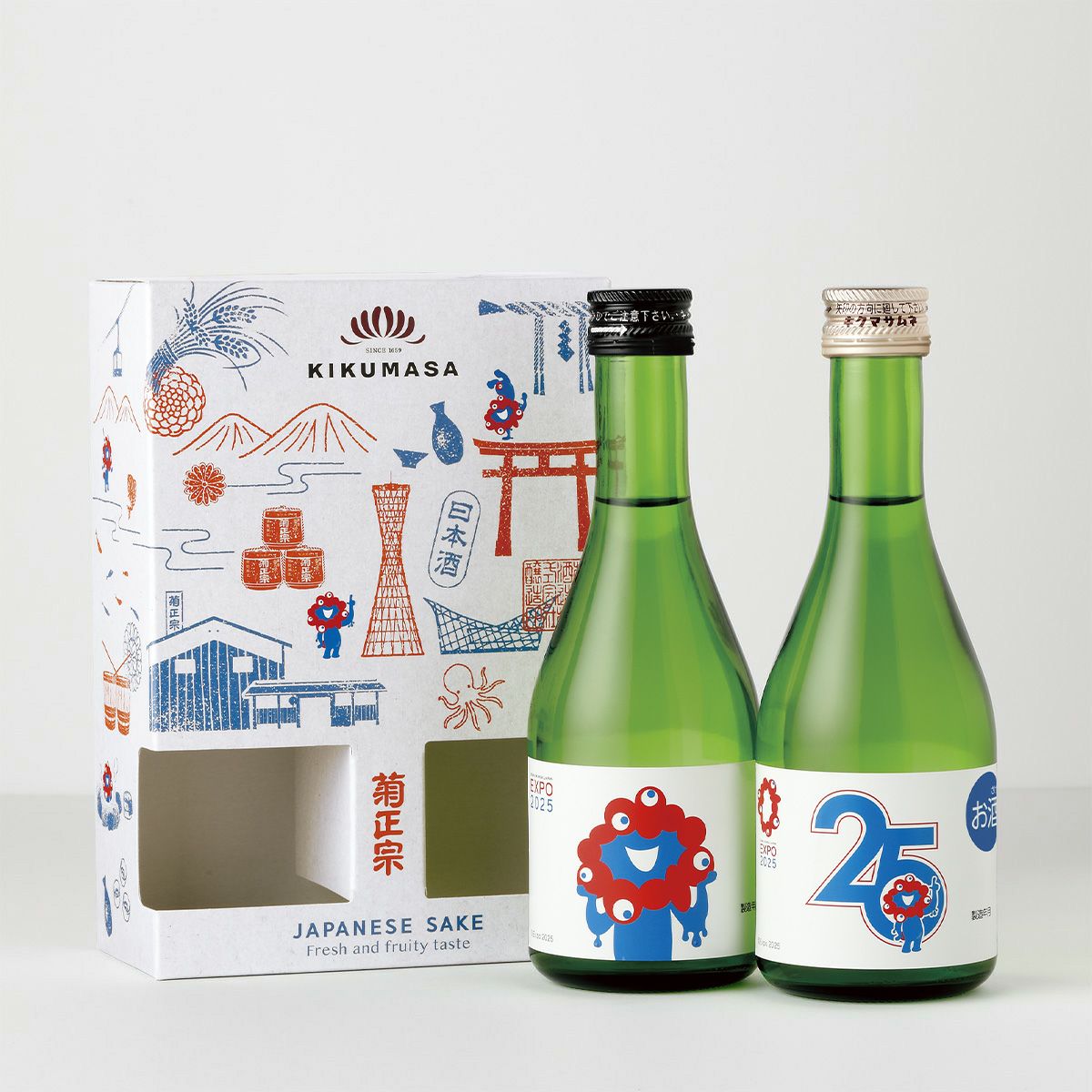 ミャクミャク登場！「菊正宗 大阪・関西万博記念ﾗﾍﾞﾙ 300mL×2