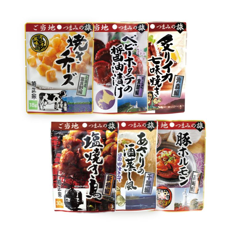 11％オフ！東日本編「菊正宗 新ご当地つまみ6種セットEast」 | ≪公式