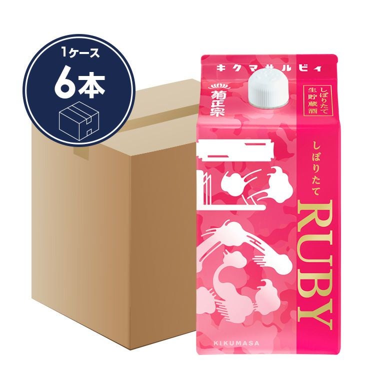 「菊正宗　しぼりたてギンルビィ 900ｍL × 6本」