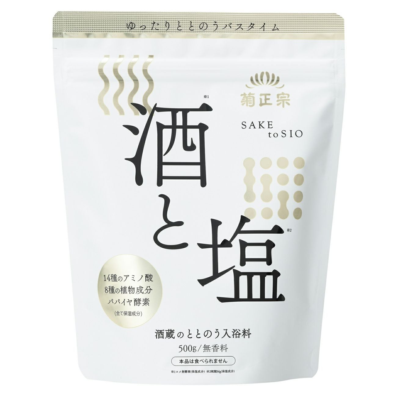 菊正宗 酒蔵のととのう入浴料 酒と塩 500g」 | ≪公式≫菊正宗ネット