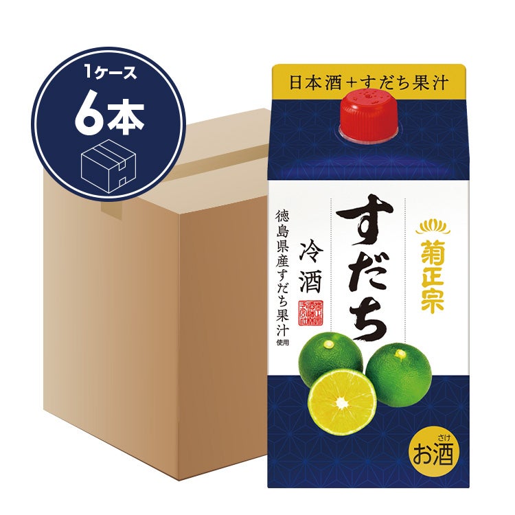 「菊正宗　すだち冷酒 900mLパック ×6本」