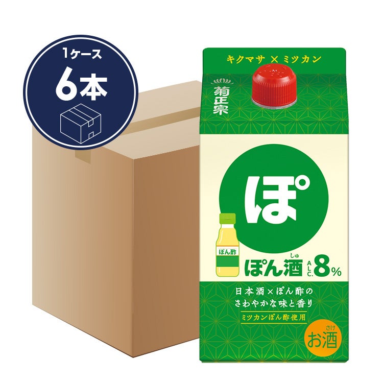 「菊正宗　ぽん酒 900mLパック ×6本」