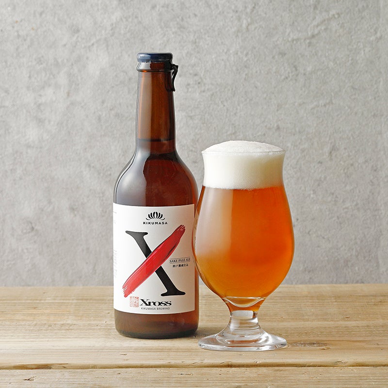 クラフトビール（発泡酒）「菊正宗 Xross SAKE PALE ALE 330mL