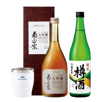 「菊正宗 樽香の違いを愉しむオリジナルタンブラーセット（白）」