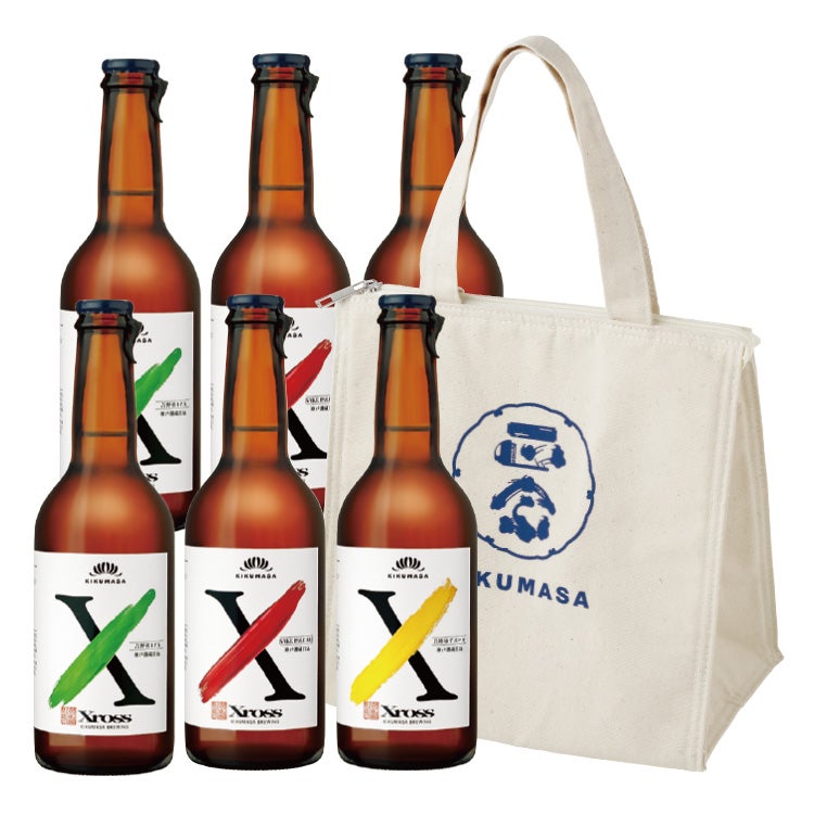 「菊正宗 Xross6本と☆オリジナル保冷バッグセット」