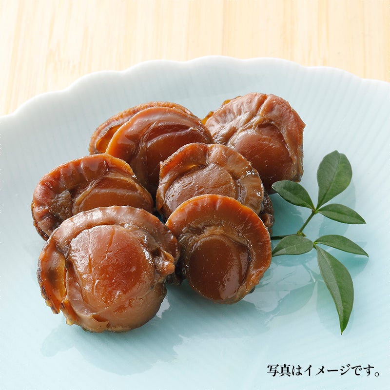 ベビーホタテ昆布醤油漬け　盛り付け